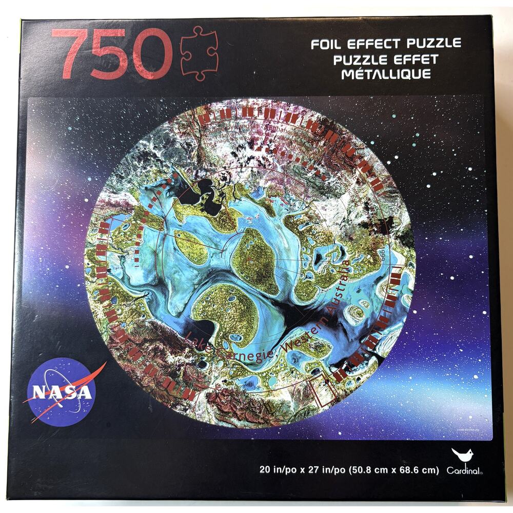 Nasa Foil Effect Puzzle Effect Metallique 750pc. New